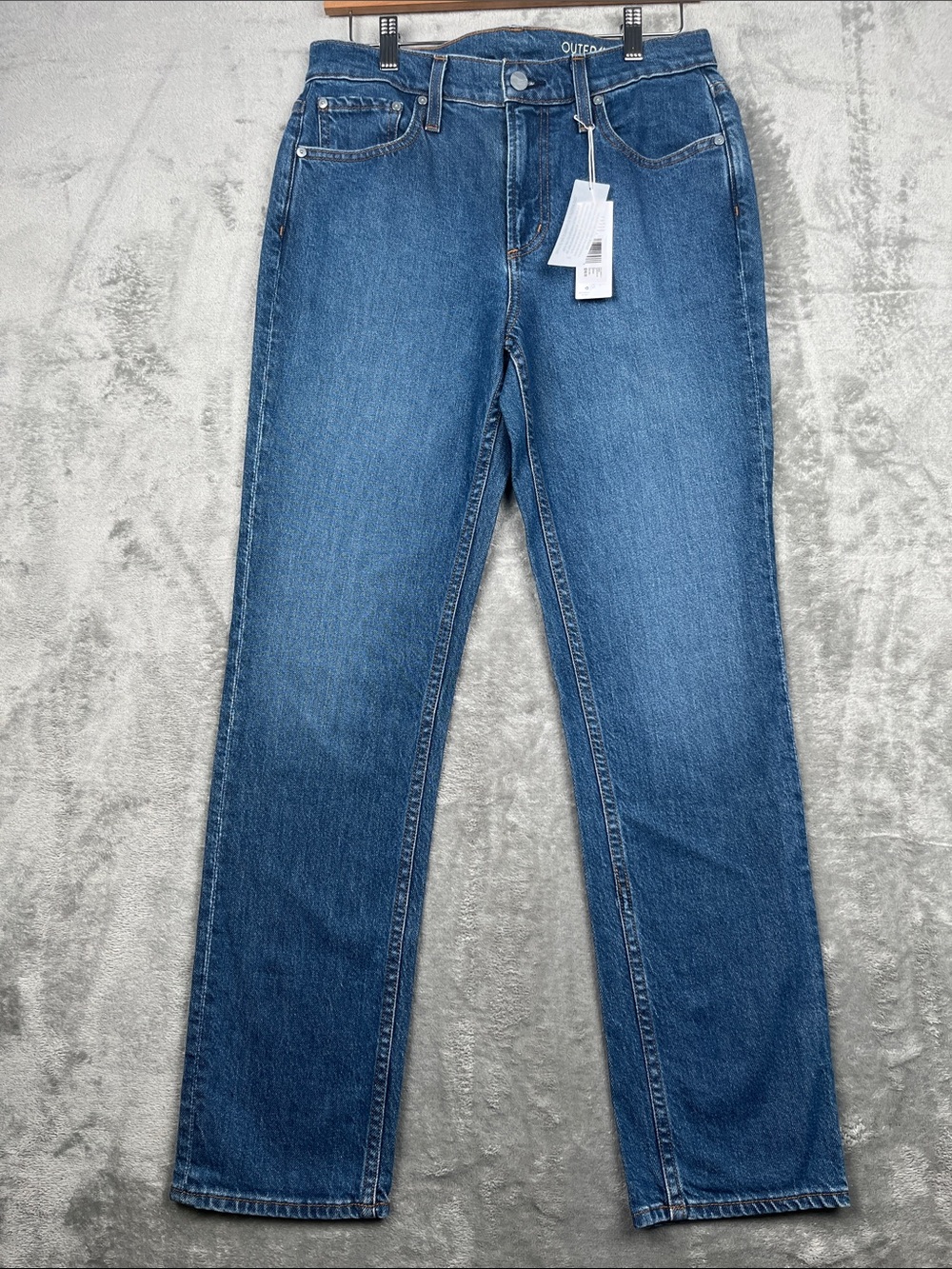 NEW Outerknown 27, 4 Liberty Straight Leg Straight Leg Jeans USA SEA